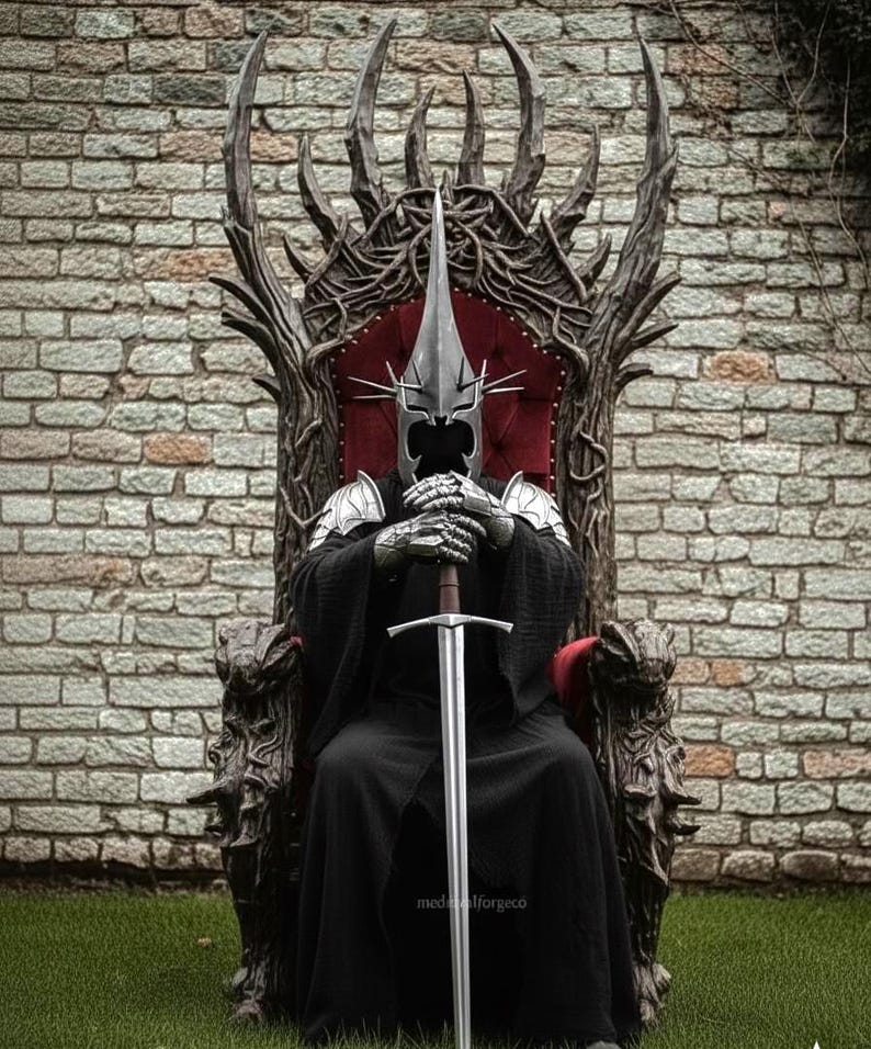 Dark Fantasy Warrior Full Armor Suit for Cosplay and Display view 8