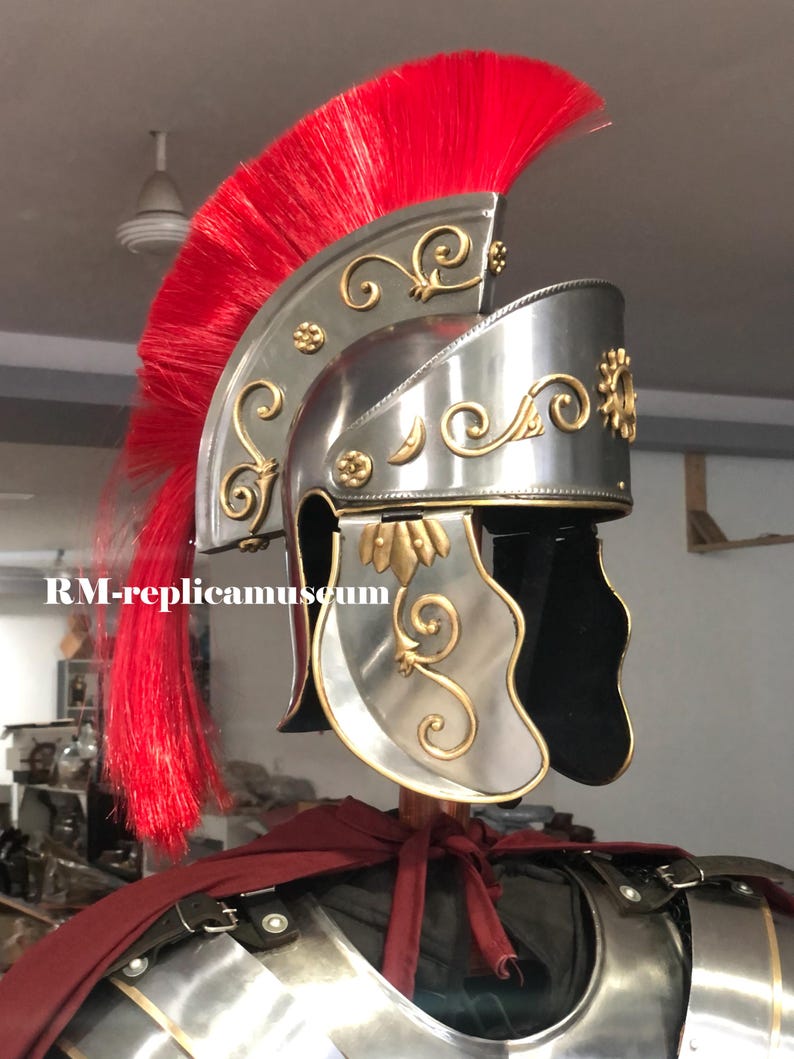 Greek Roman Muscle Armor Cuirass with Full Greco-Roman LARP Set view 4