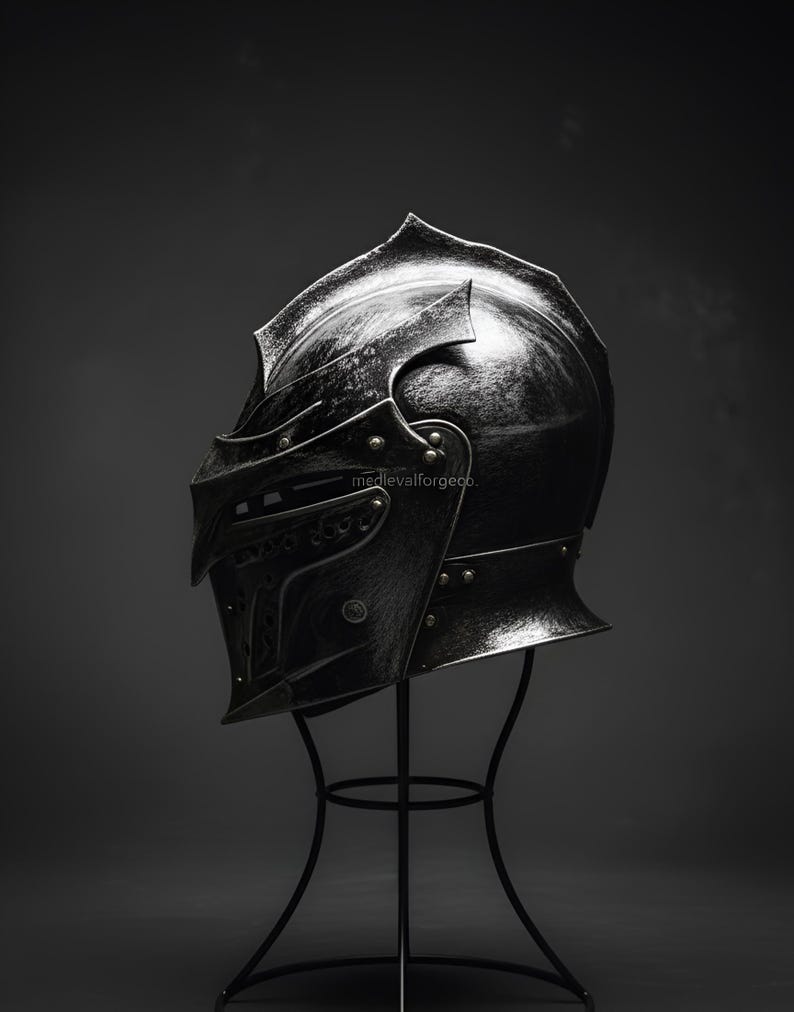Medieval Dark Fantasy Gothic Knight Wearable Armor Second Variant view 8