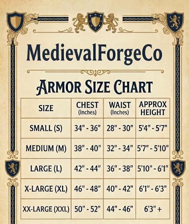 Medieval Knight Wearable Armor with Gothic Steel and Leather Full Body view 7