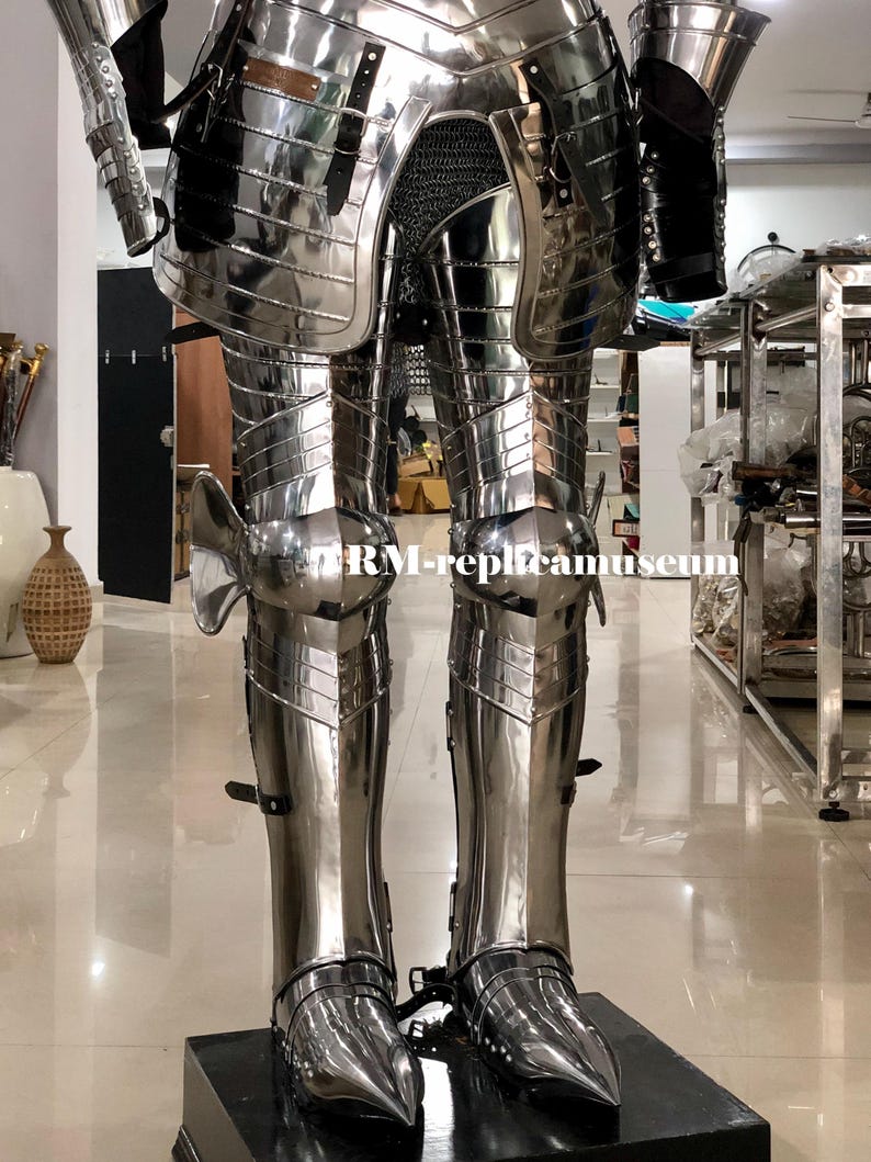 Medieval Knight Suit of Armor with 18-Gauge Steel Full Body LARP view 10