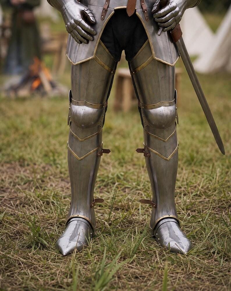 Medieval Dark Fantasy Gothic Knight Wearable Armor for LARP and Display view 4