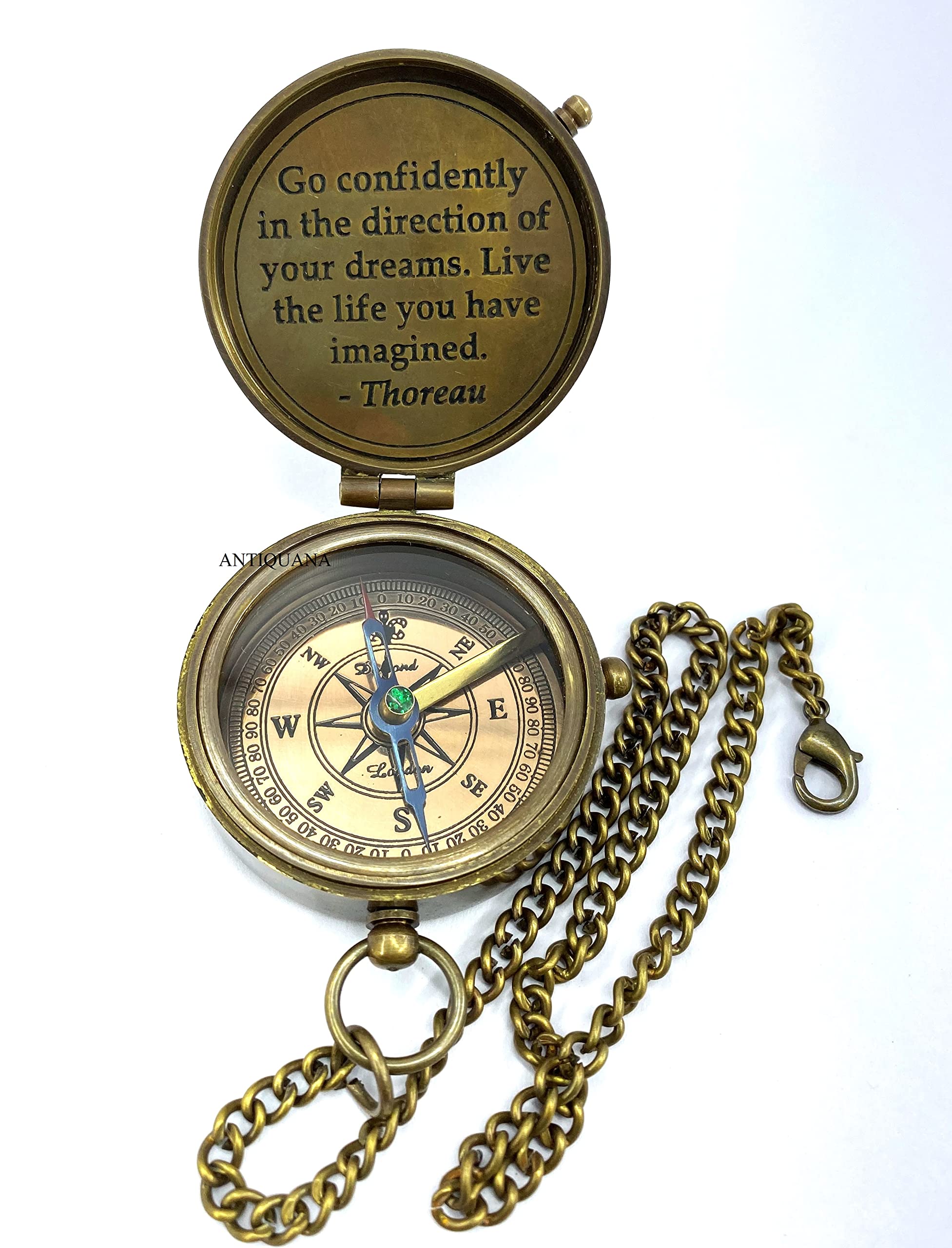 Motivational Compass, Leather Case view 3