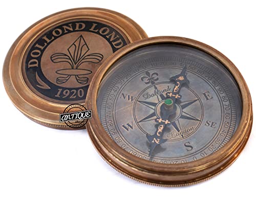 Dollond London Replica Compass, Antique Finish view 2