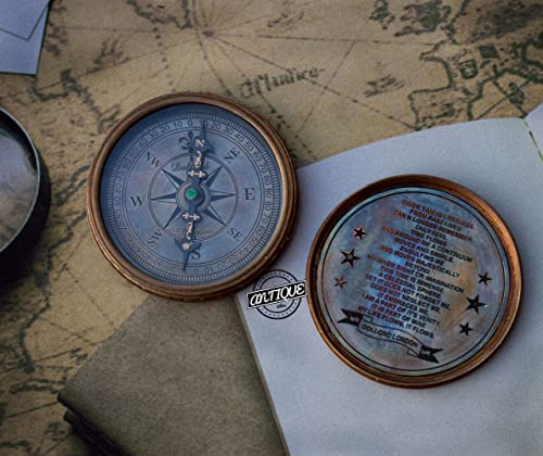 Dollond London Replica Compass, Antique Finish view 4