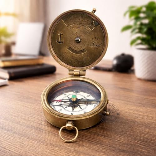 Kelvin & Hughes Reproduction Compass, Antique Finish view 5