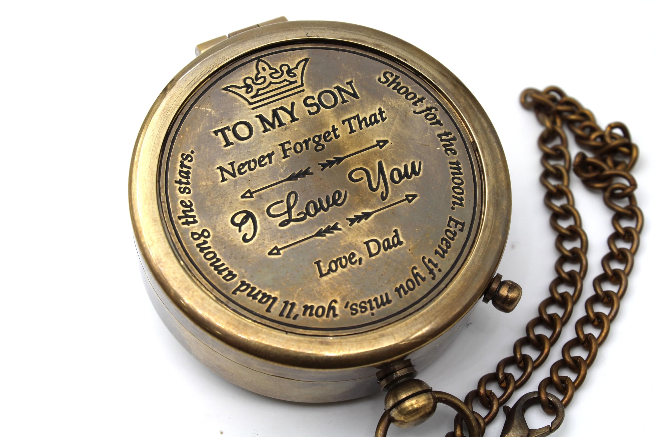 To My Son Compass, Wooden Box view 3