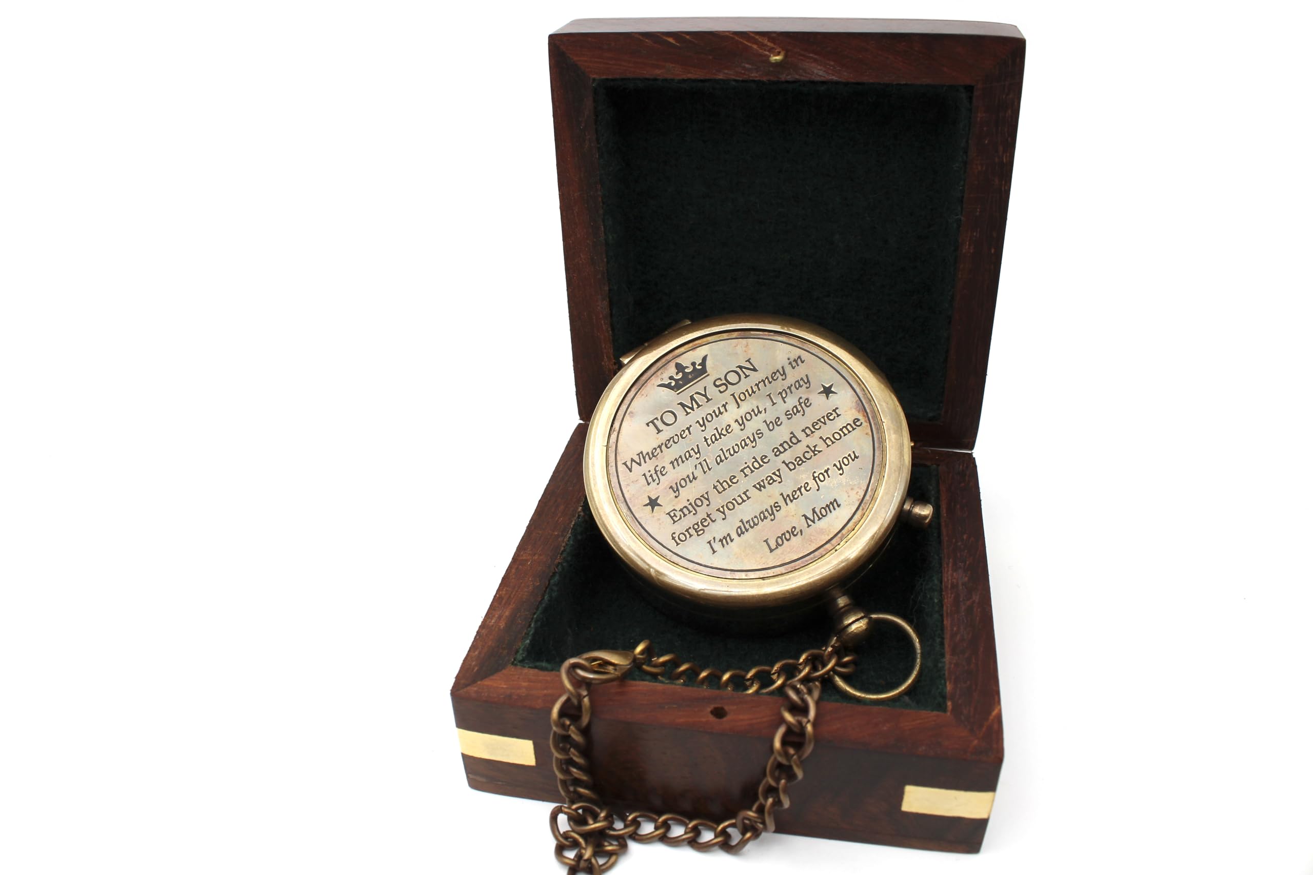 To My Son Compass, Wooden Box view 3
