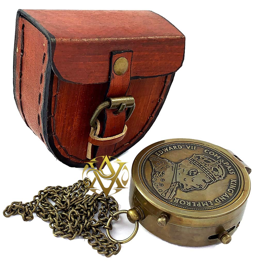 King Edward XI Compass, Leather Case view 3