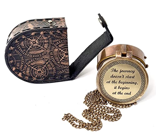 Motivational Compass, Leather Case view 4
