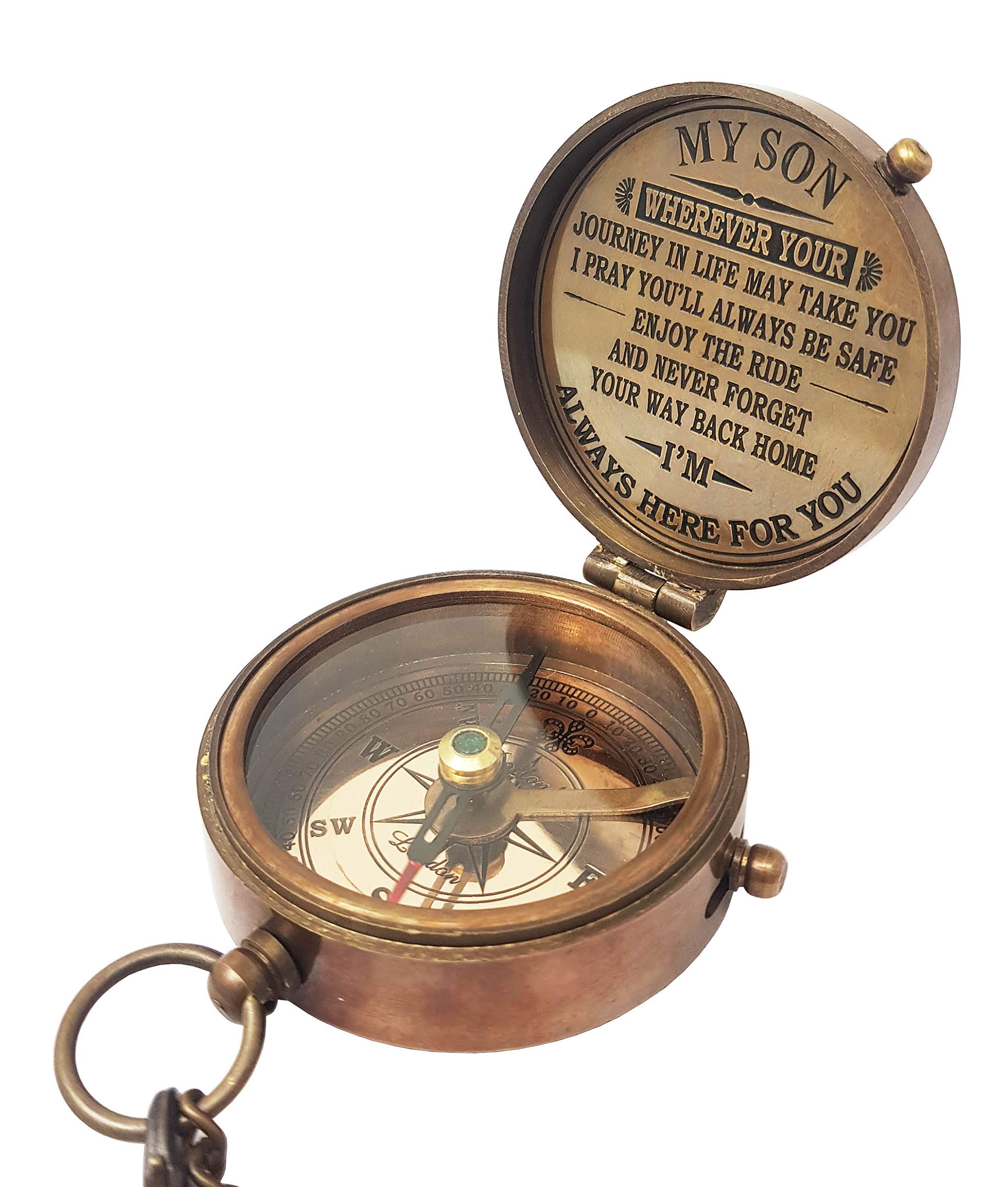 Tolkien Quote Compass, Leather Case view 5