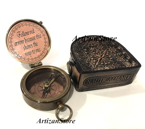 Motivational Compass, Leather Case view 6