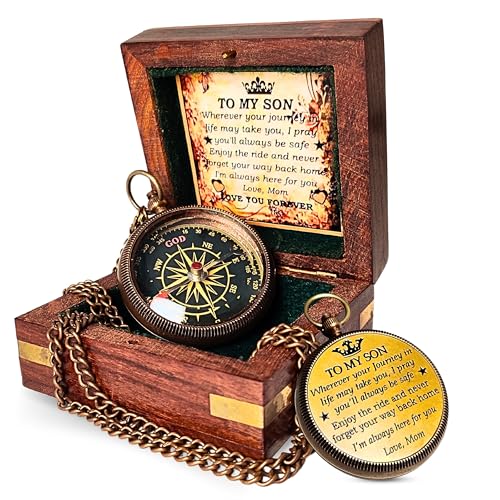 To My Son Compass, Wooden Box view 2