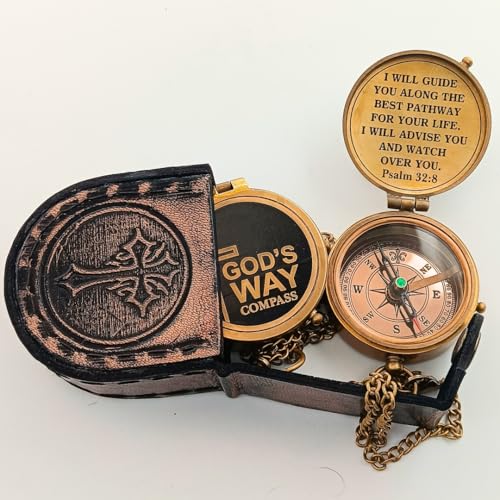 God's Way Compass, Leather Case view 4