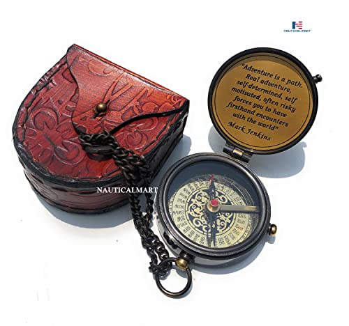 Eagle Scout Compass, Leather Case view 3