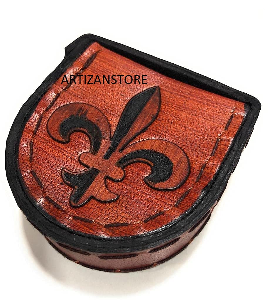 What You Seek Is Seeking You Compass, Leather Case view 3