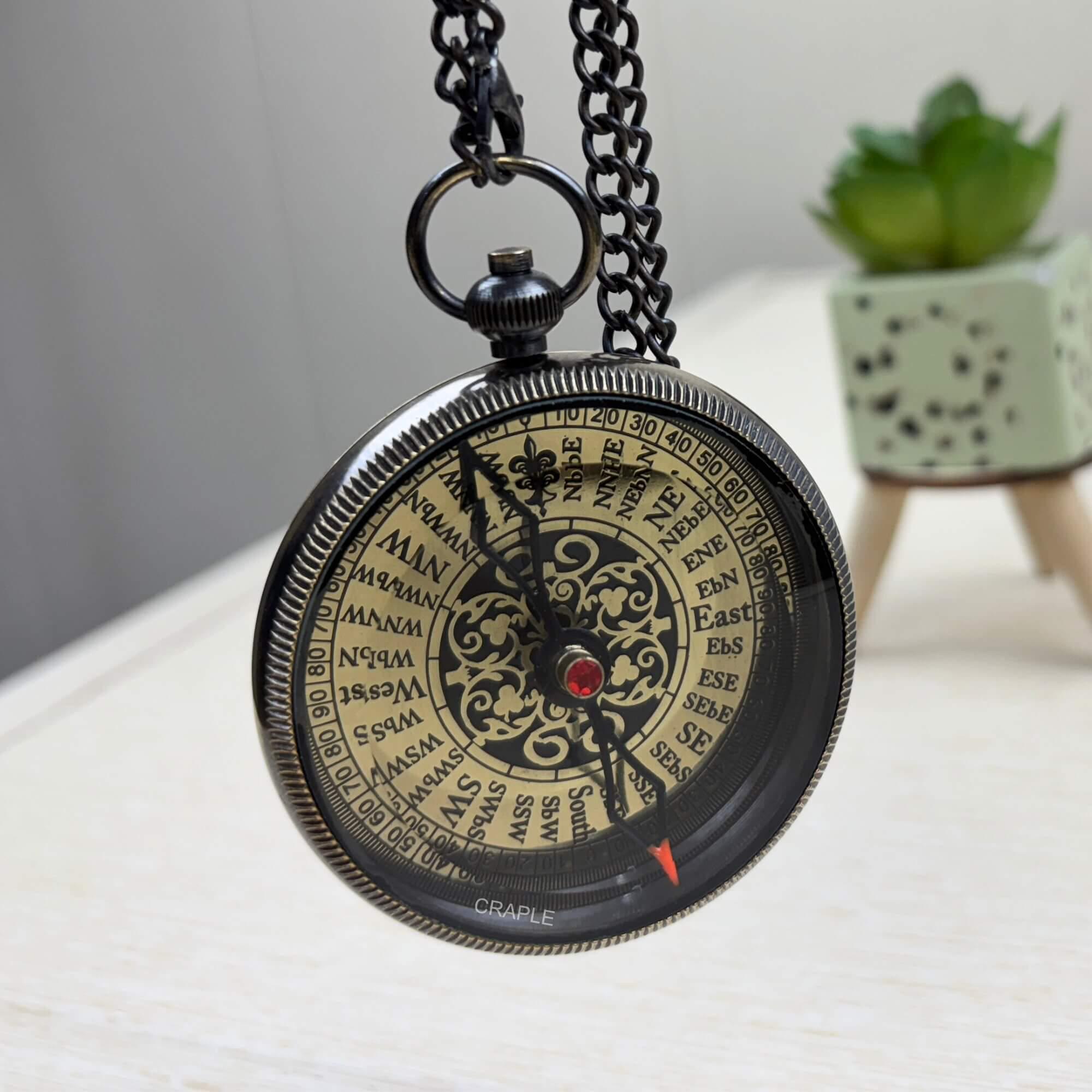 To My Son Compass, Antique Finish view 4