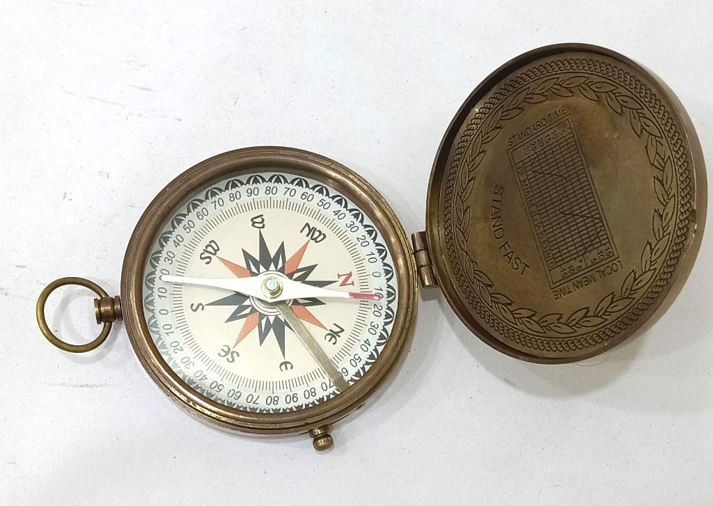 Antique Finish Compass view 2