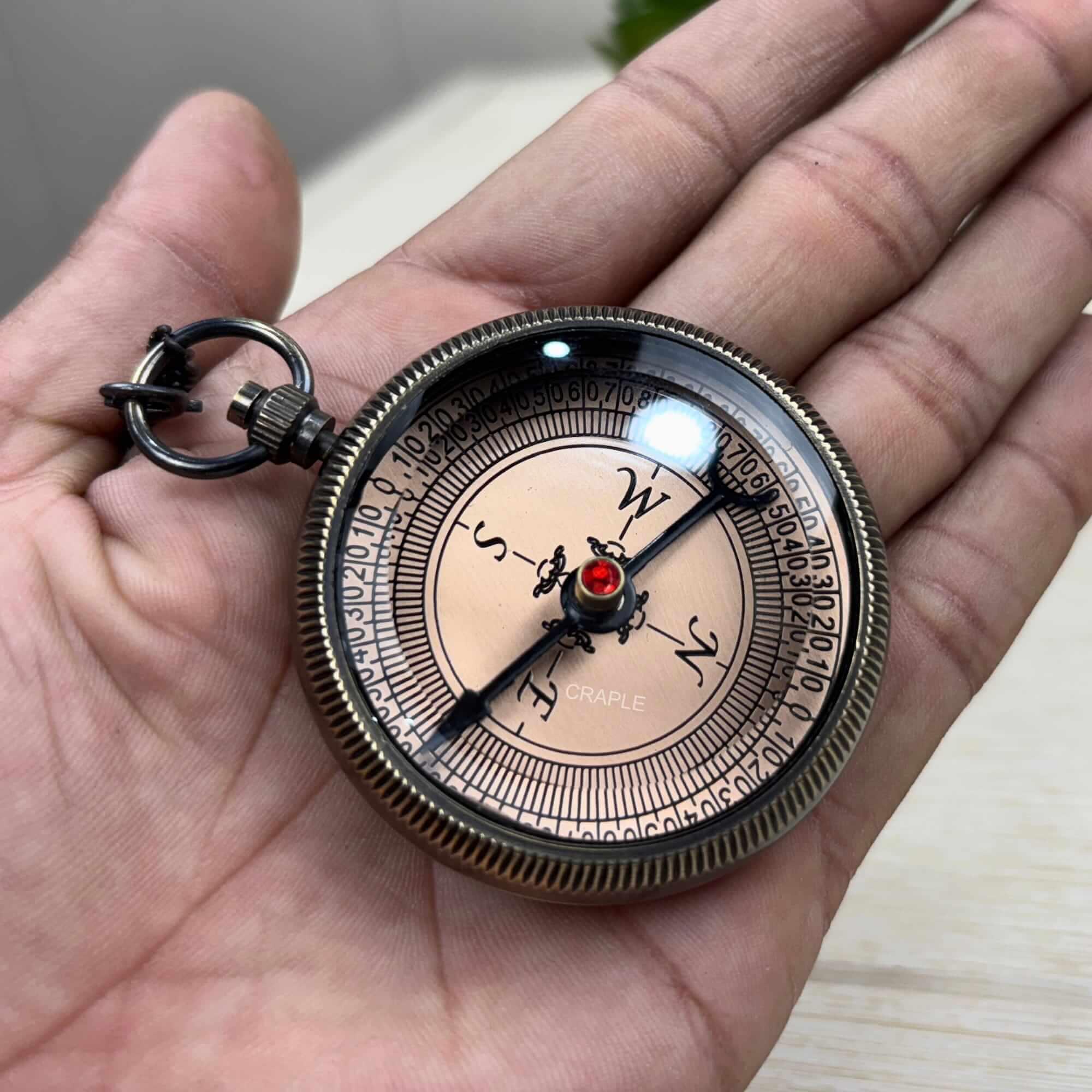 Antique Finish Compass view 4