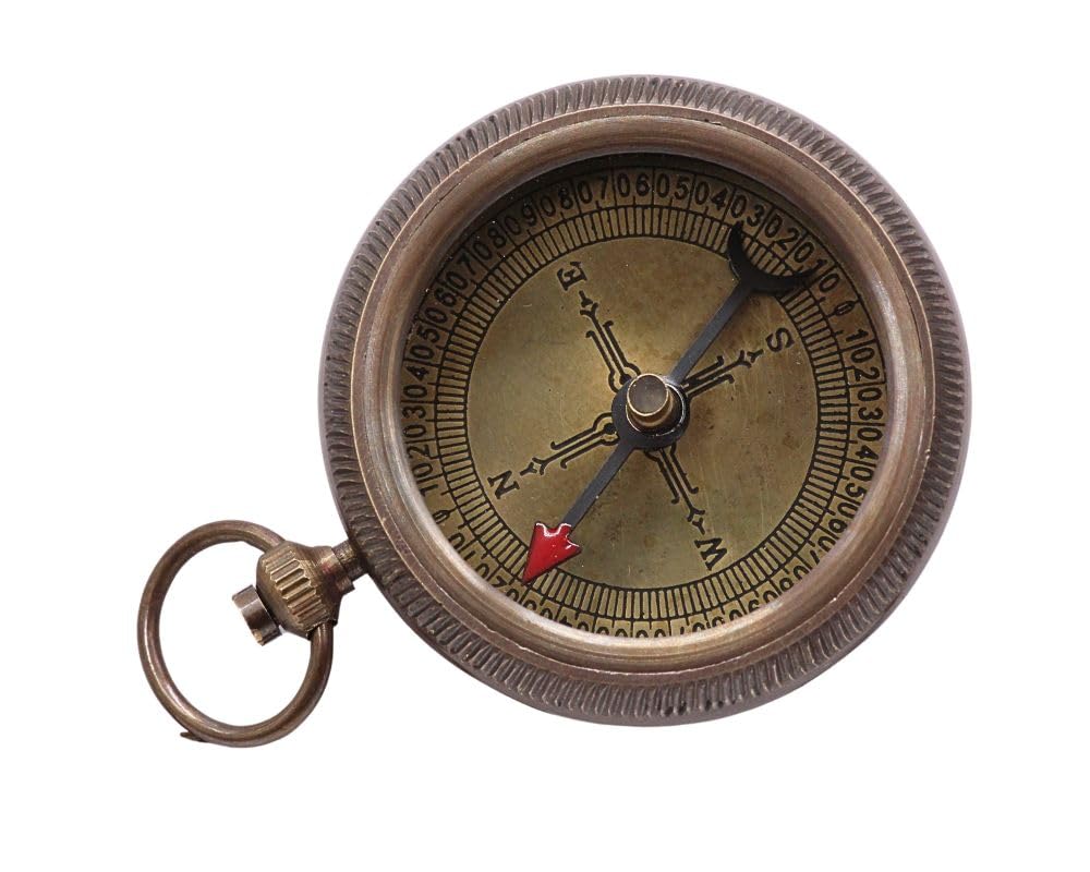Psalm 32:8 Compass, Wooden Box view 2