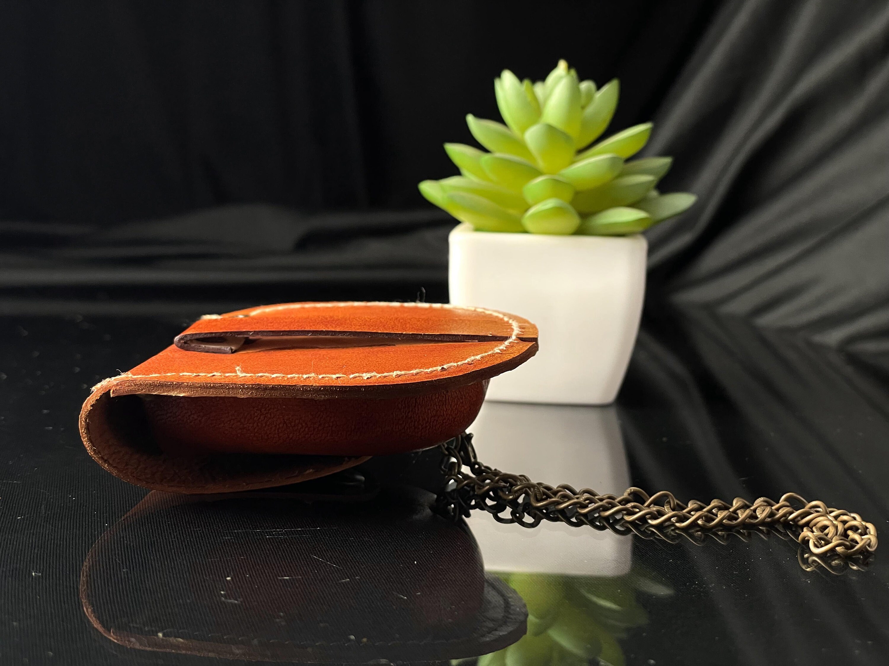 Religious Compass, Leather Case view 5