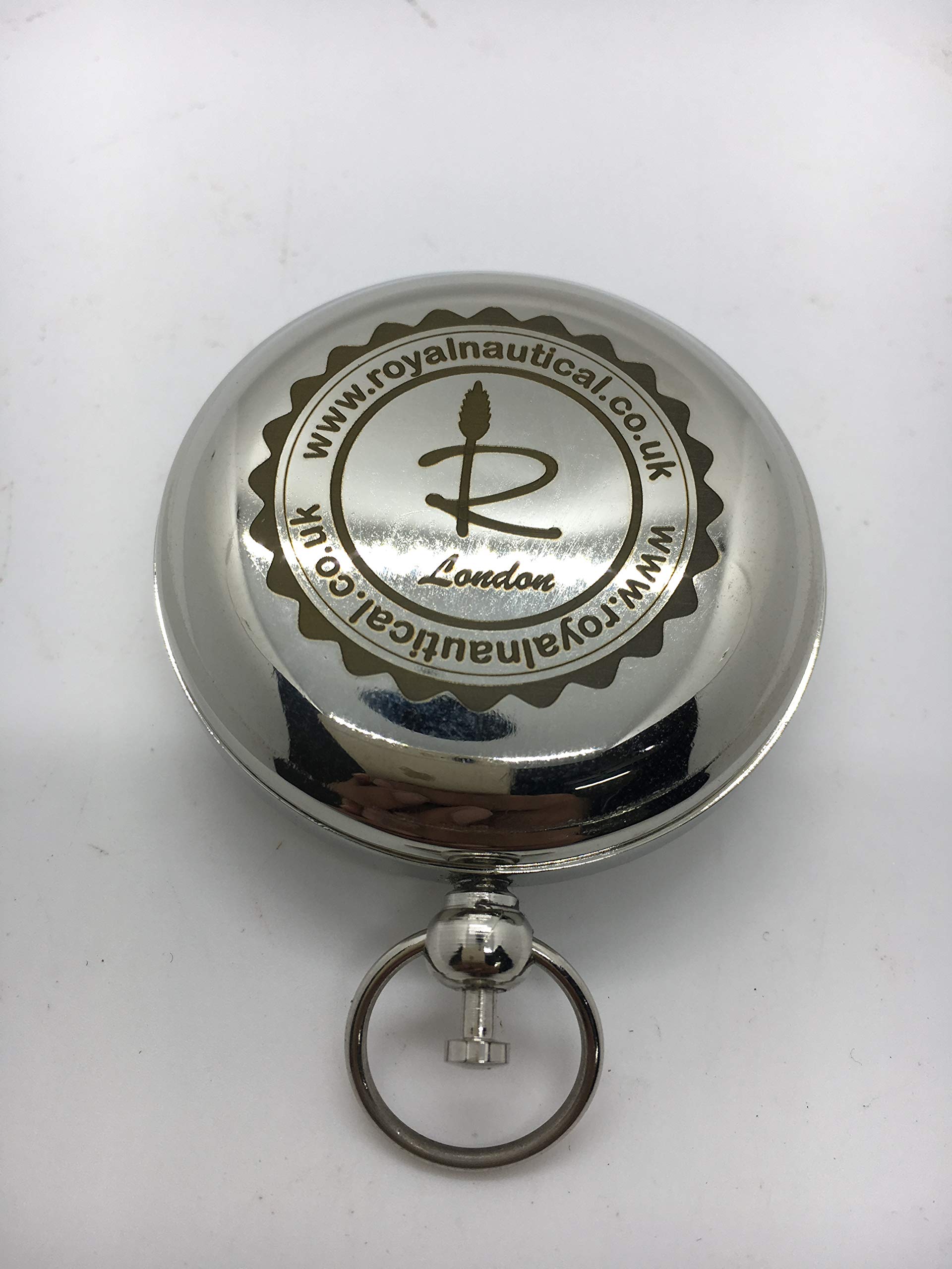 Push Button Compass, Nickel-Plated view 4