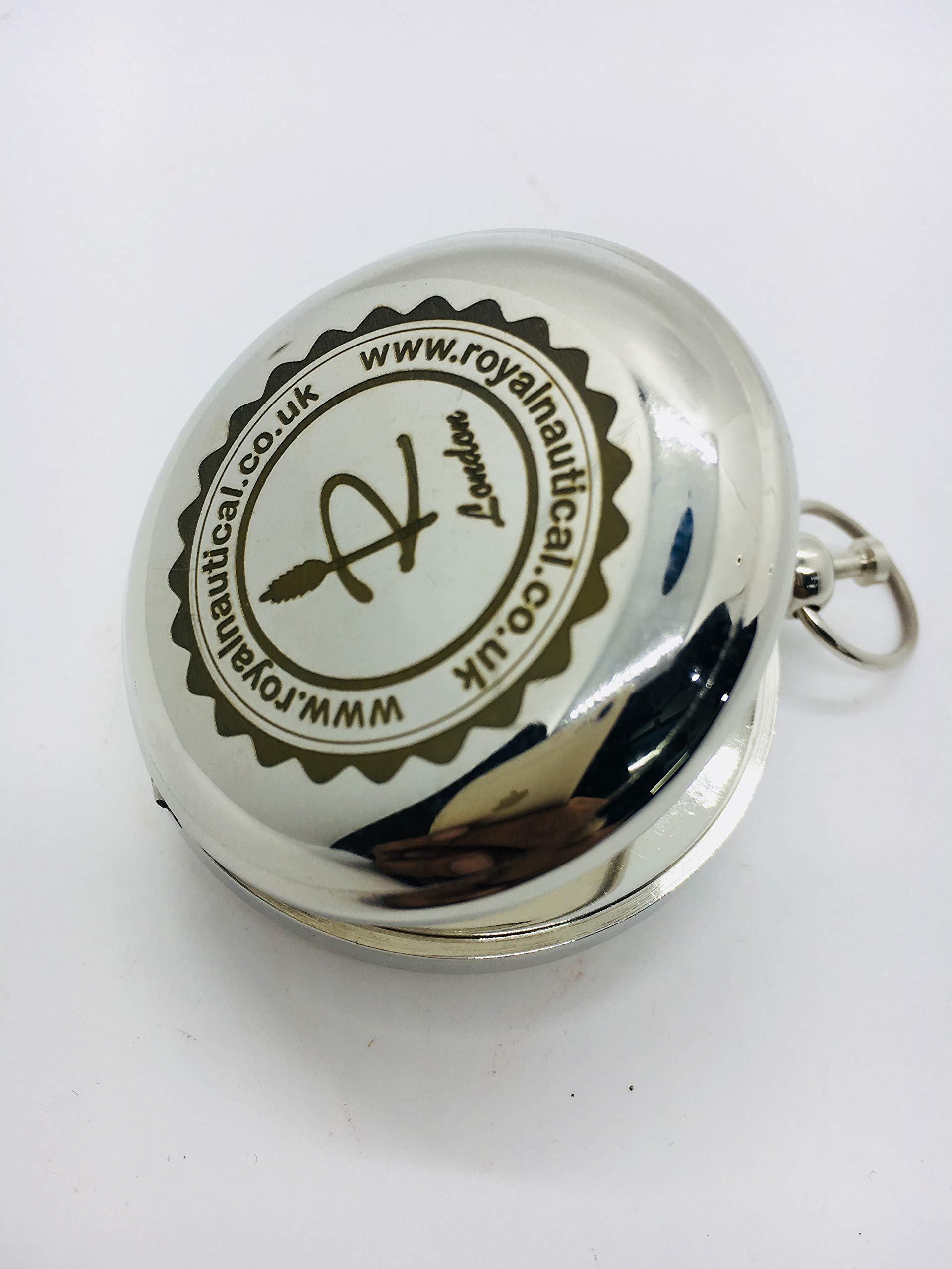 Push Button Compass, Nickel-Plated view 6