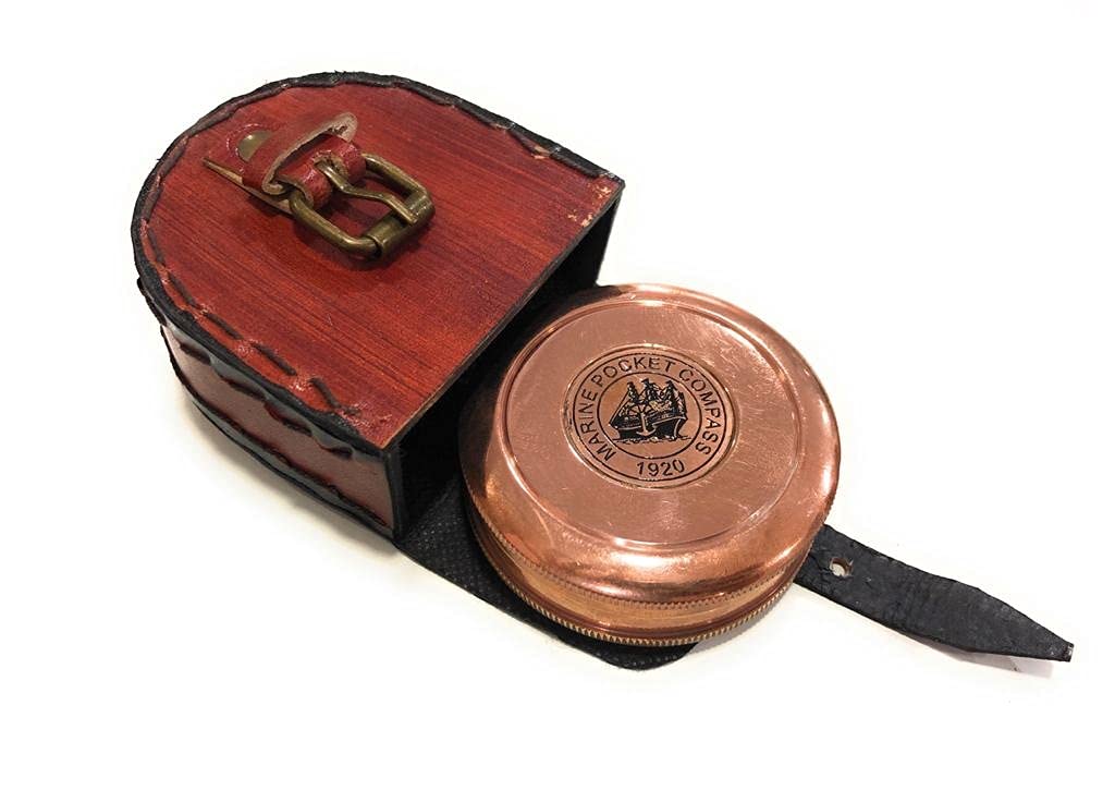Motivational Compass, Leather Case view 2