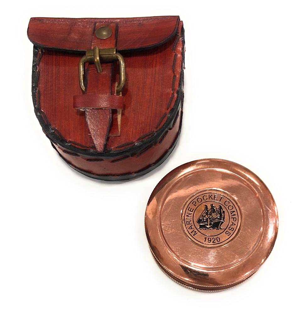 Motivational Compass, Leather Case view 3