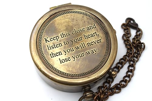 Follow Your Heart Compass, Wooden Box view 5