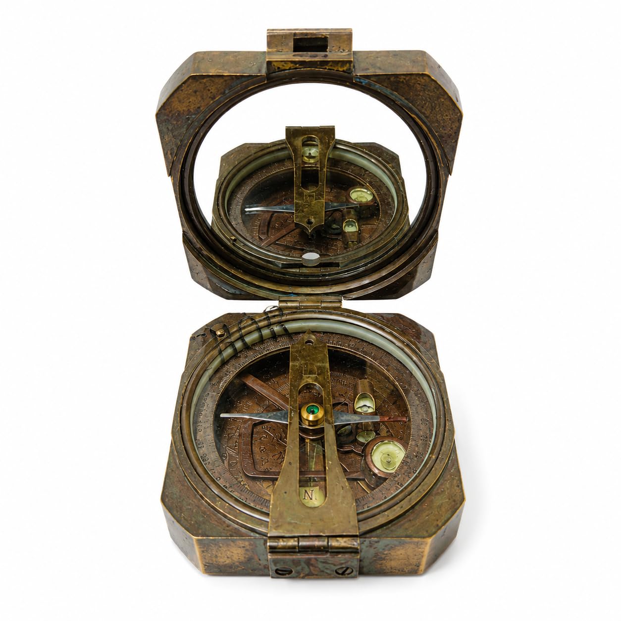 Kelvin & Hughes Reproduction Compass, Antique Finish view 3