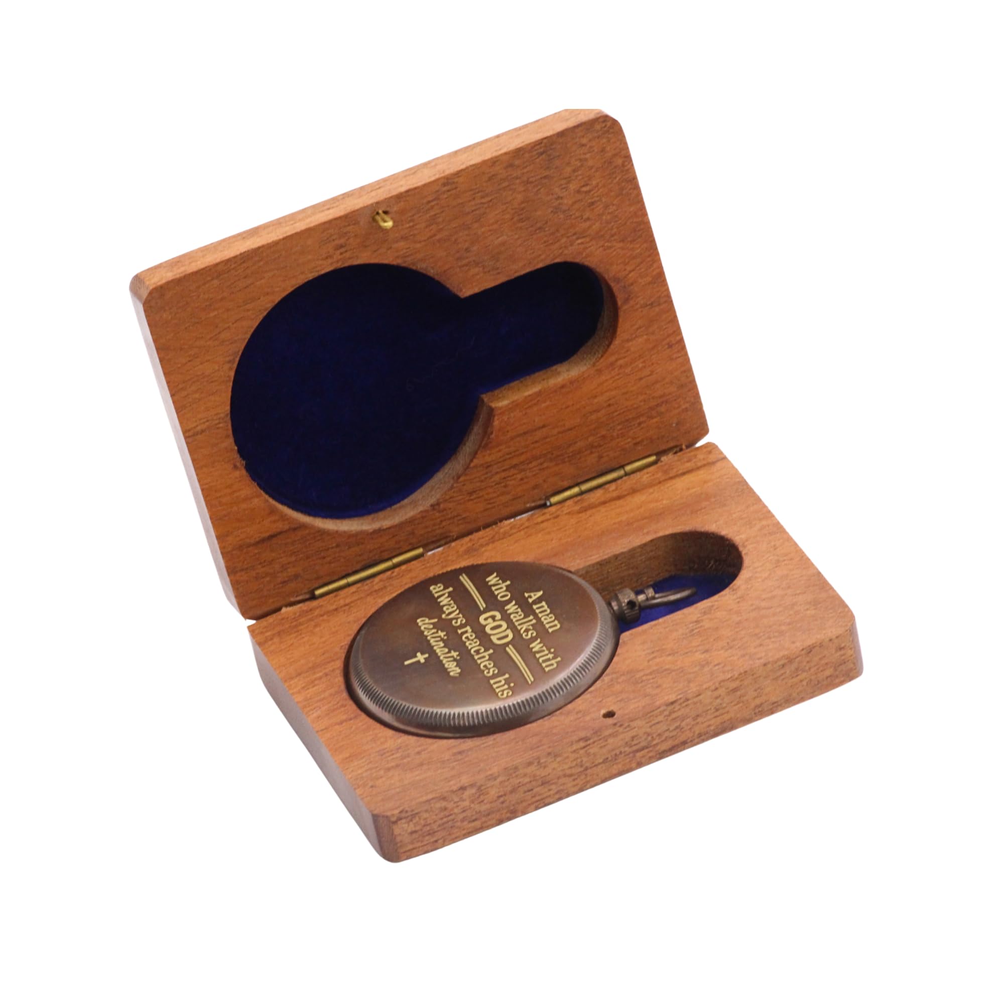 Man of God Compass, Wooden Box view 3