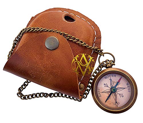 Royal Navy London Reproduction Compass, Leather Case view 2