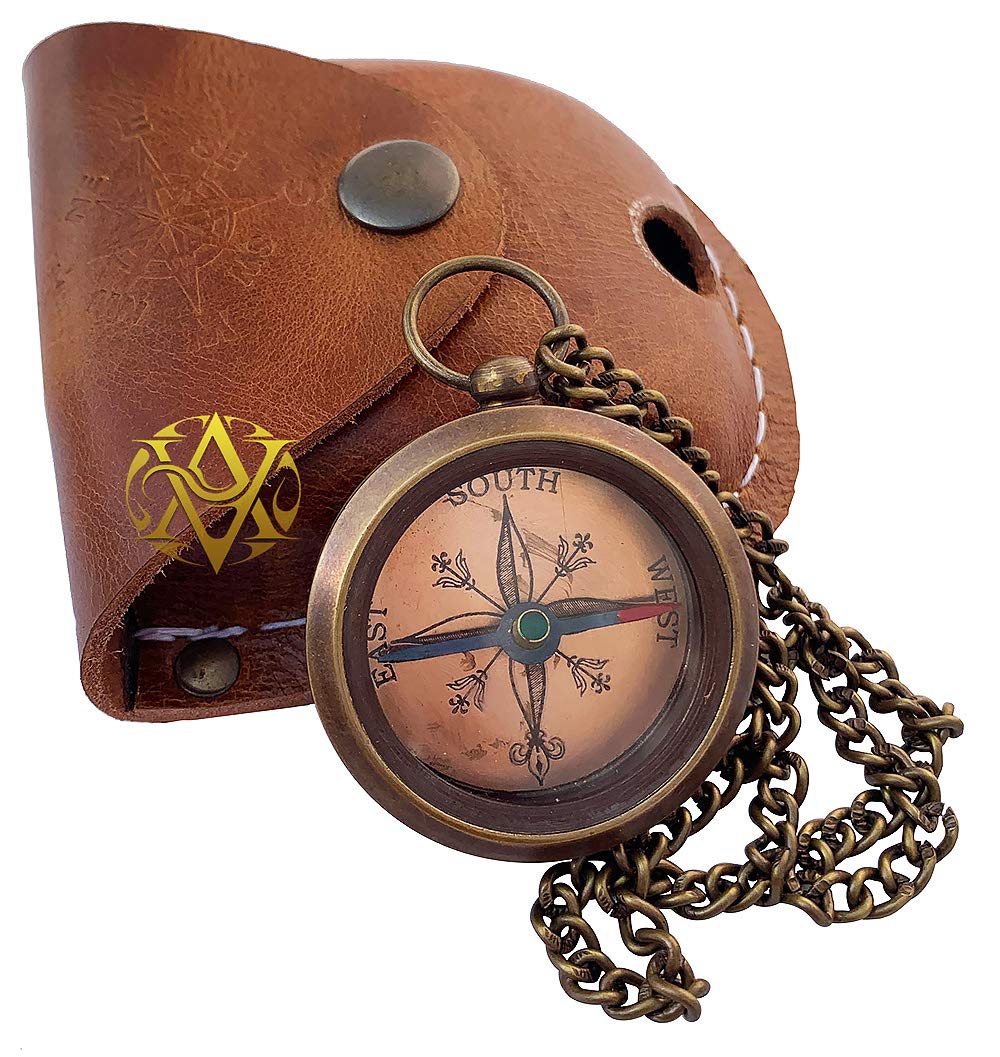 Royal Navy London Reproduction Compass, Leather Case view 5