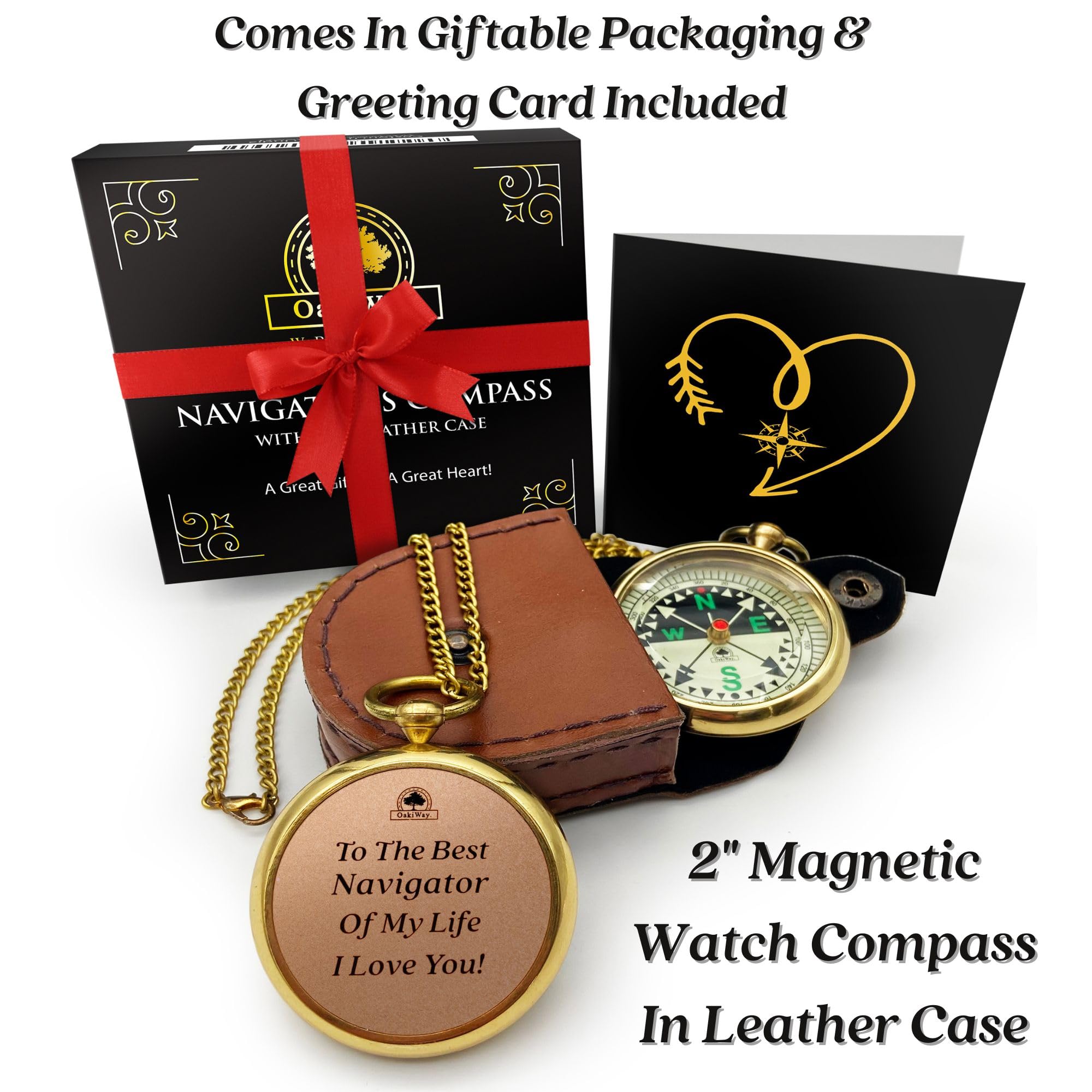 To the Best Navigator Compass, Leather Case view 4