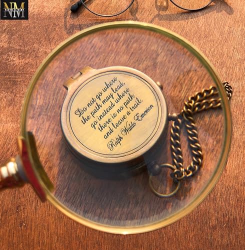 Emerson Quote Compass, Leather Case view 6