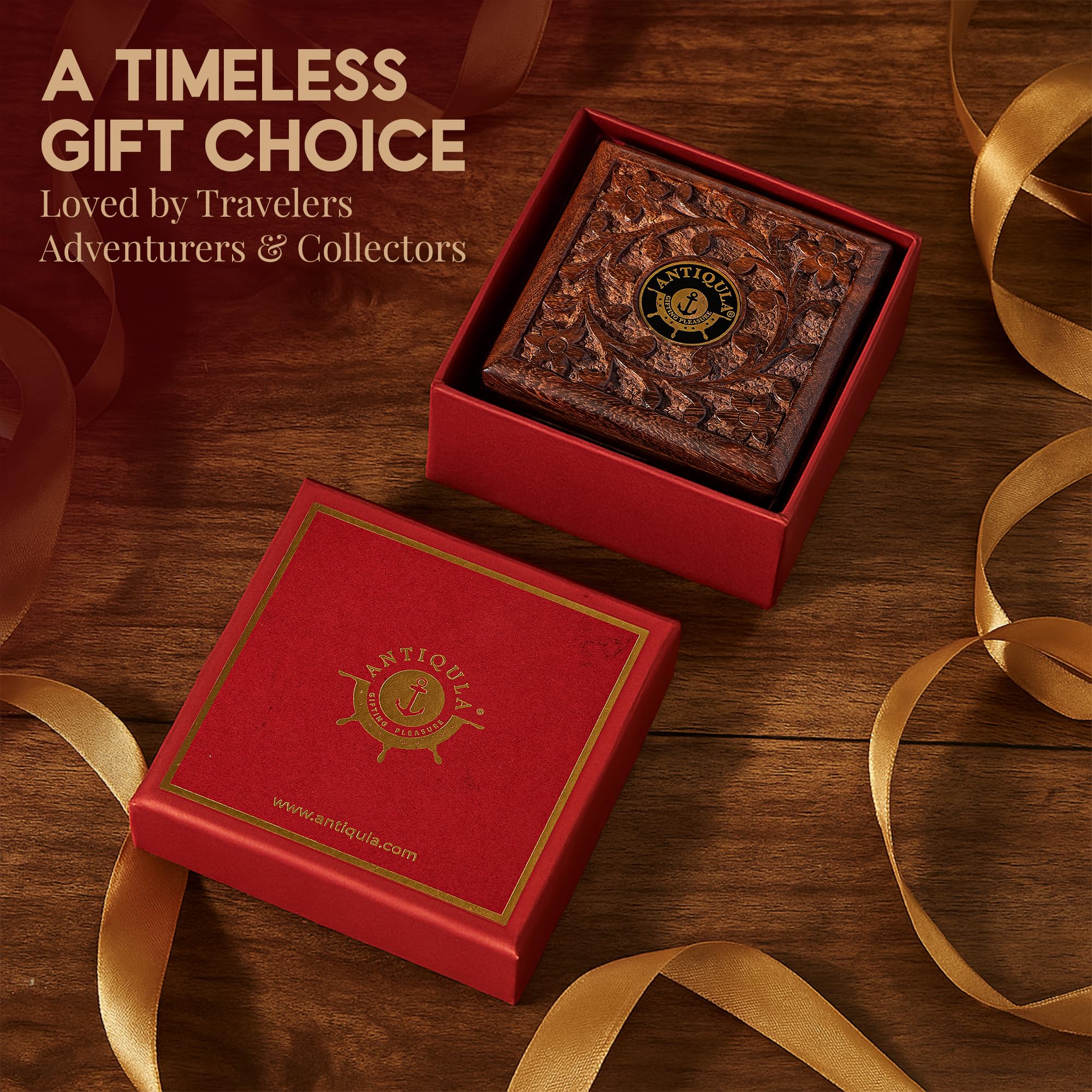 To My Son Compass, Wooden Box & Gift Box view 4