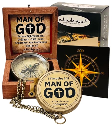 Man of God Compass, Wooden Box view 2