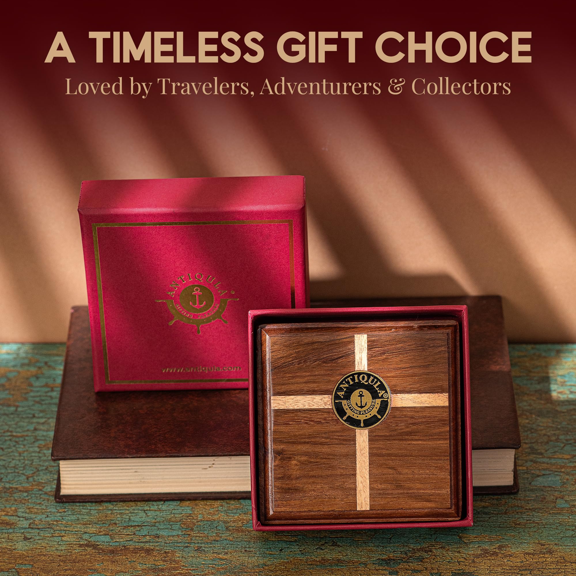 Trust in the Lord Compass, Wooden Box & Gift Box view 5