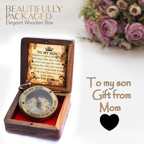 To My Son Compass, Wooden Box view 4