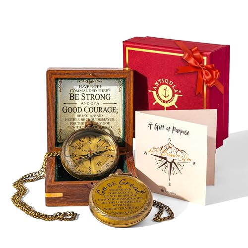 Motivational Compass, Wooden Box & Gift Box view 2