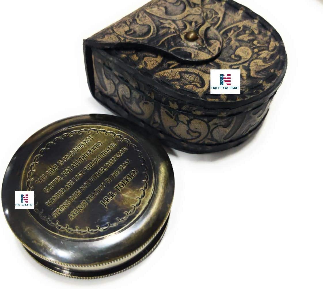 Motivational Compass, Leather Case view 4