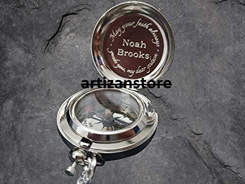 Nickel-Plated Compass view 2