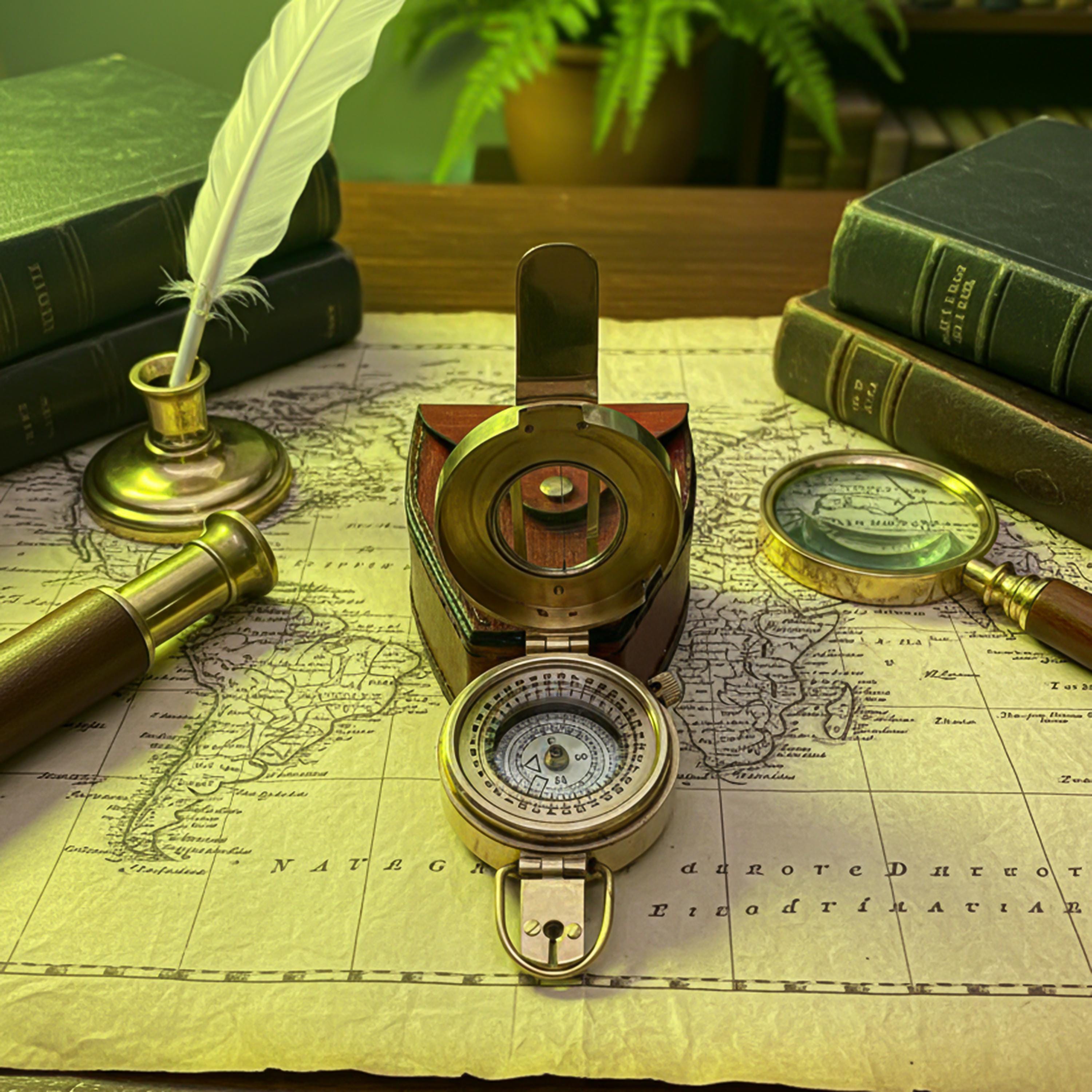 Brunton Compass, Leather Case view 2