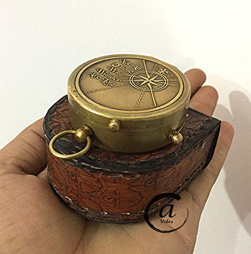 Motivational Compass, Leather Case view 4