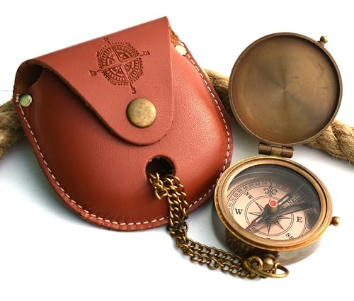 Joshua 1:9 Compass, Leather Case view 6
