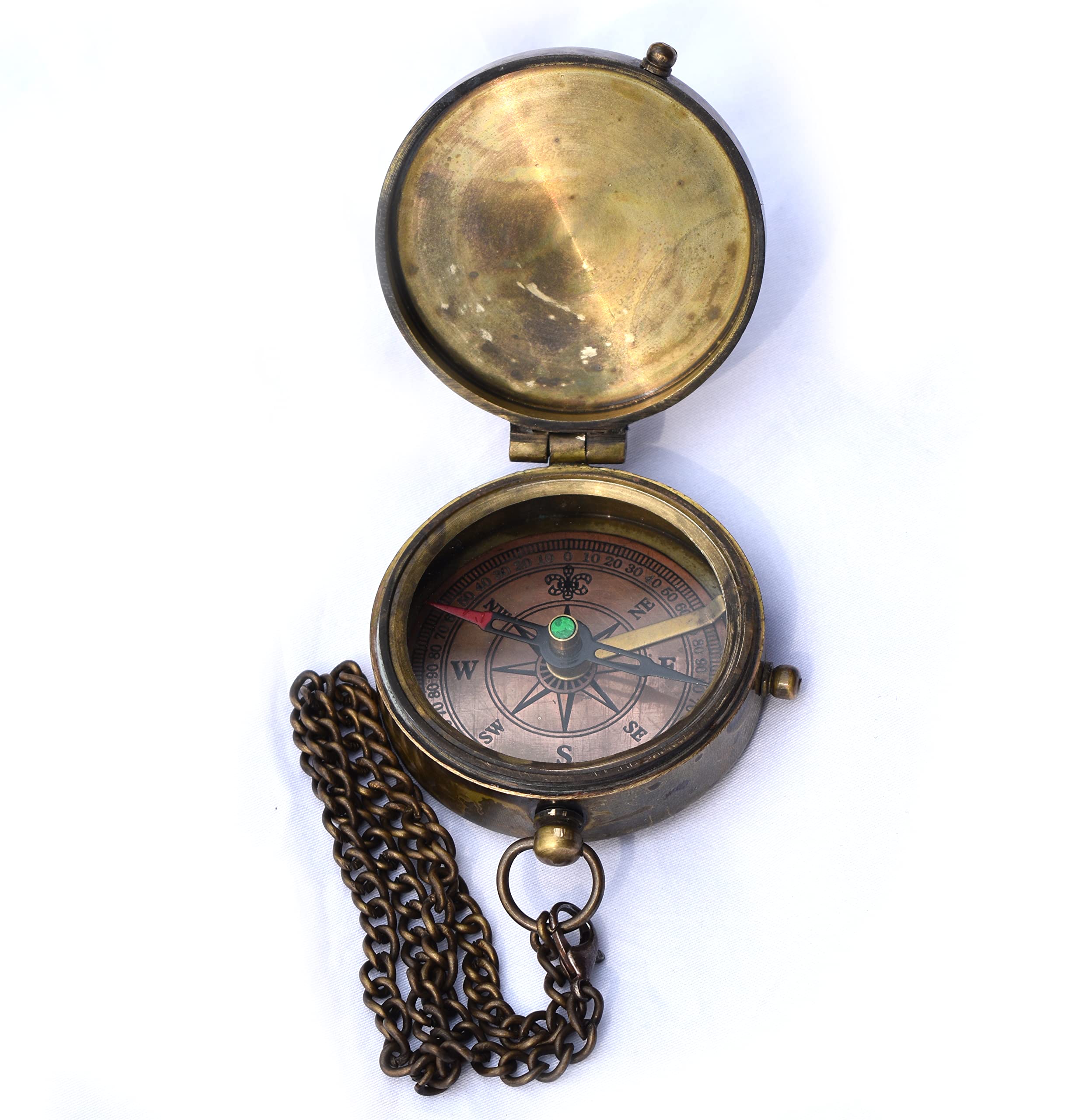 Joshua 1:9 Compass, Wooden Box view 5