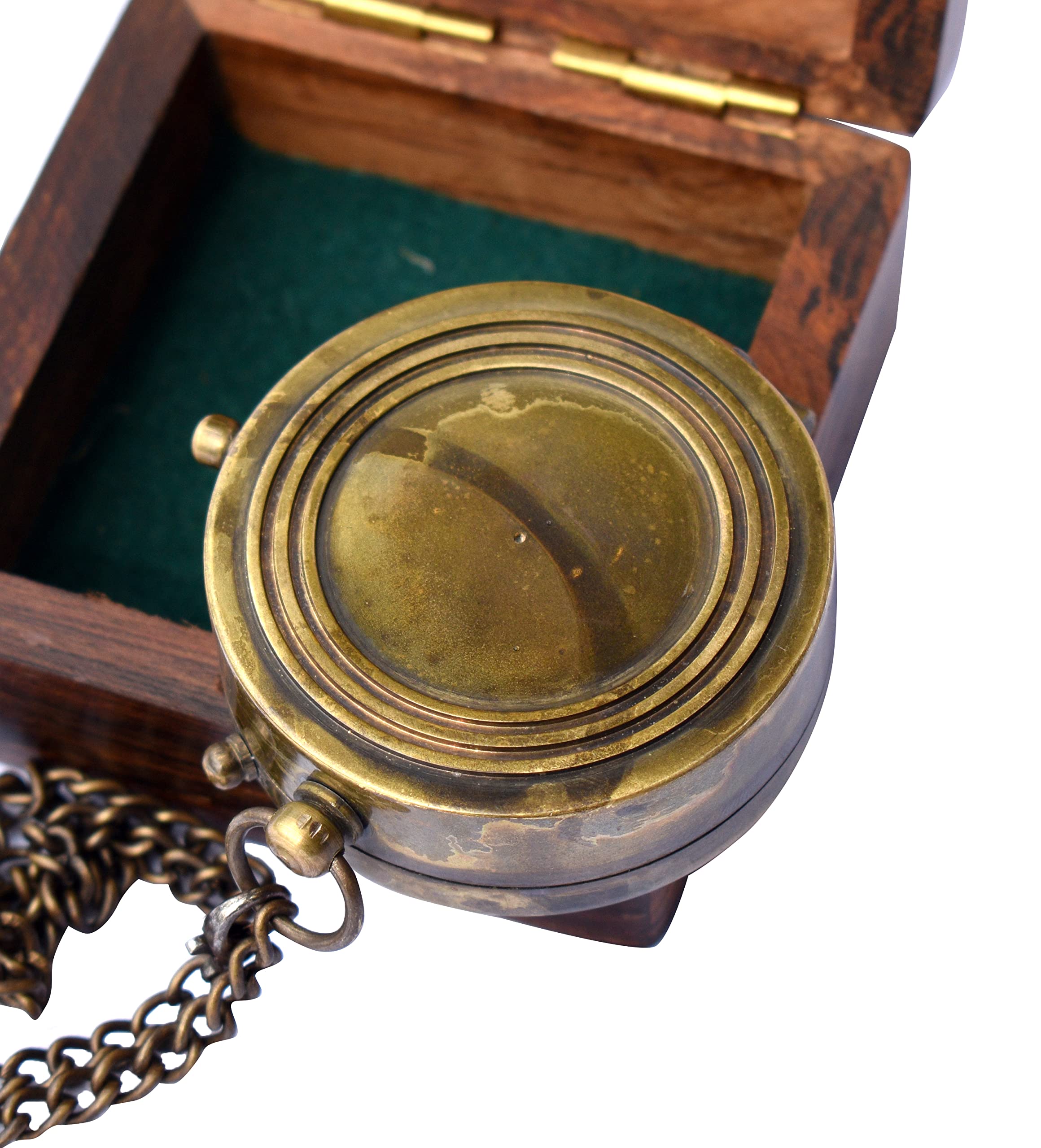 Joshua 1:9 Compass, Wooden Box view 6