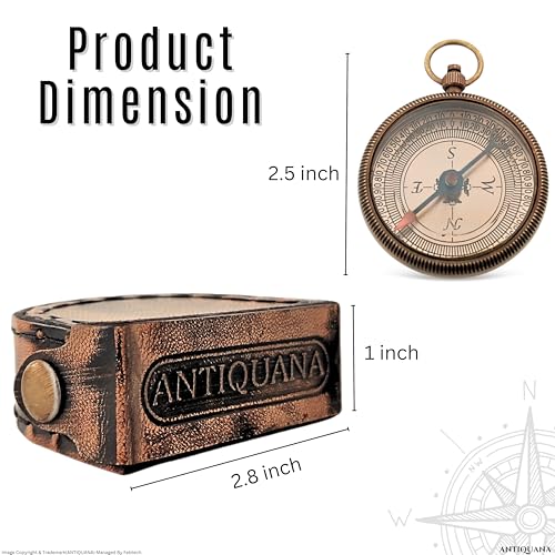 Joshua 1:9 Compass, Leather Case view 4