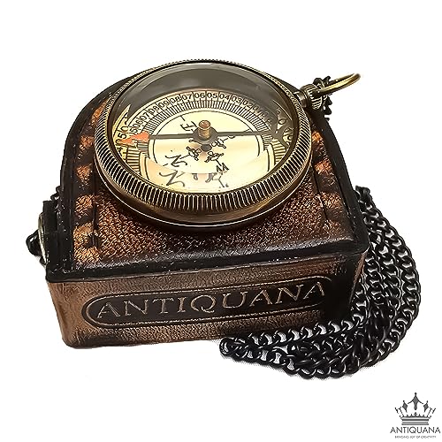 Psalm 32:8 Compass, Leather Case view 6